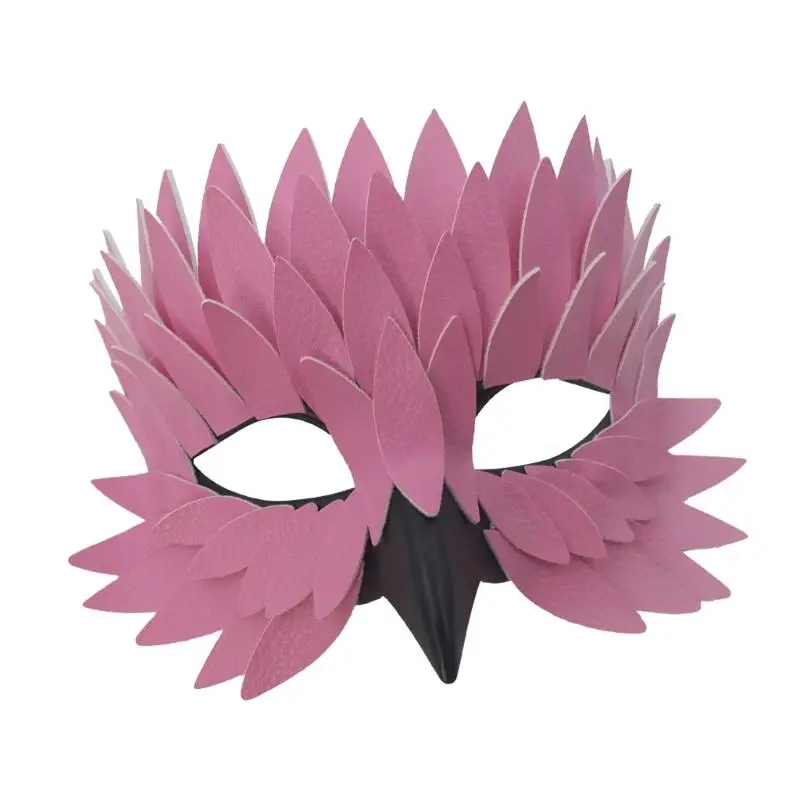 652F Artystyczny styl piórkowy Półmaska ​​na imprezy tematyczne i kreatywne odgrywanie ról Regulowane akcesoria kostiumowe