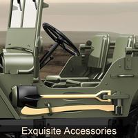 JJRC C8815 Rc Car 1941 JEEP WILLYS 2.4g 4wd RTR Crawler Climbing Scale Military Truck Offroad Vehicle Adult Toy Gift For Kids