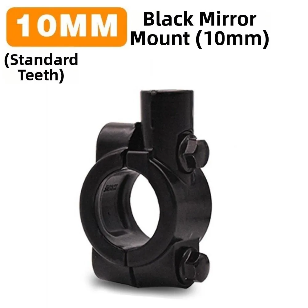 New Black Silver Motorcycle Mirror Holder Aluminum Alloy M8/10 Rearview Holder Installation Base for Tricycle Rearview Mirror