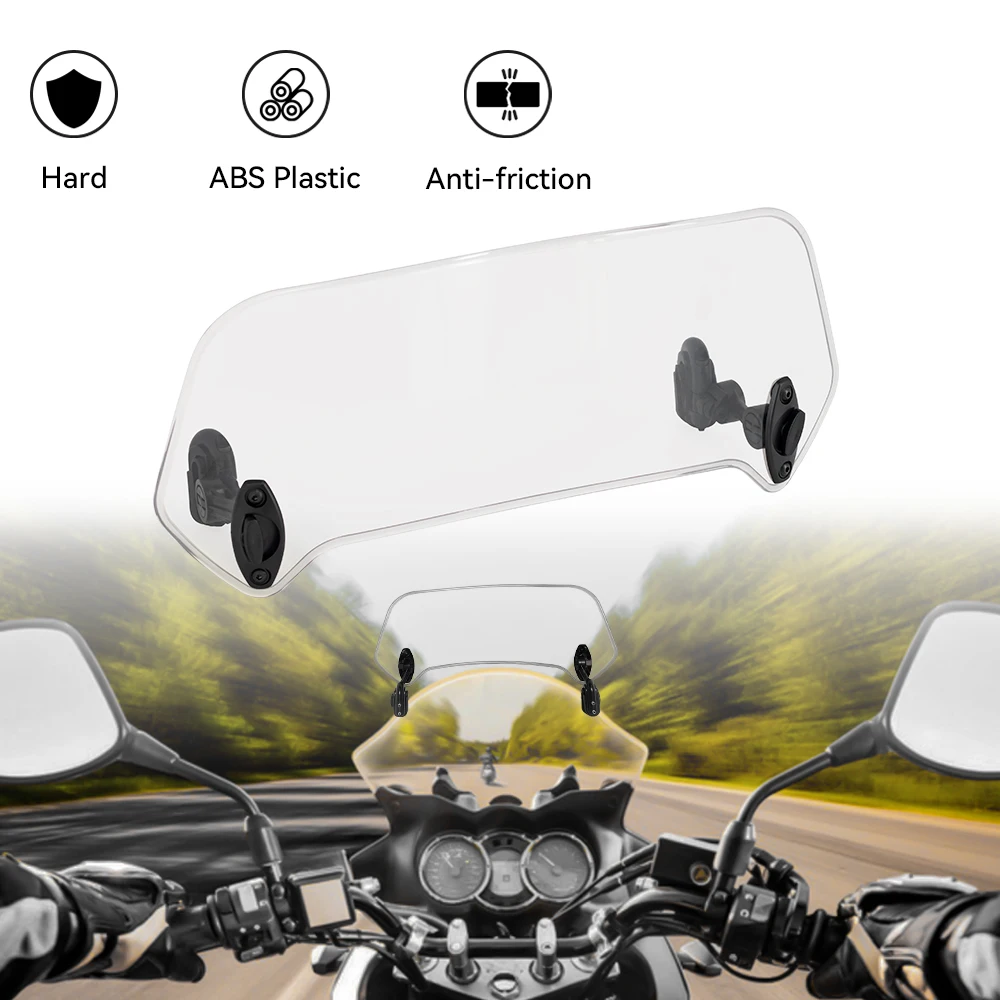 Motorcycle Windshield Extension Spoiler Windscreen Air Deflector For Honda XL 650 600 700 1000 125V Transalp Varadero XRV750