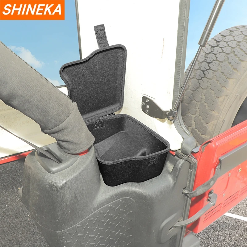 

SHINEKA Rear Trunk Storage Box Organizer Container for Jeep Wrangler JK 2011 2012 2013 2014 2015 2016 2017 Interior Accessories