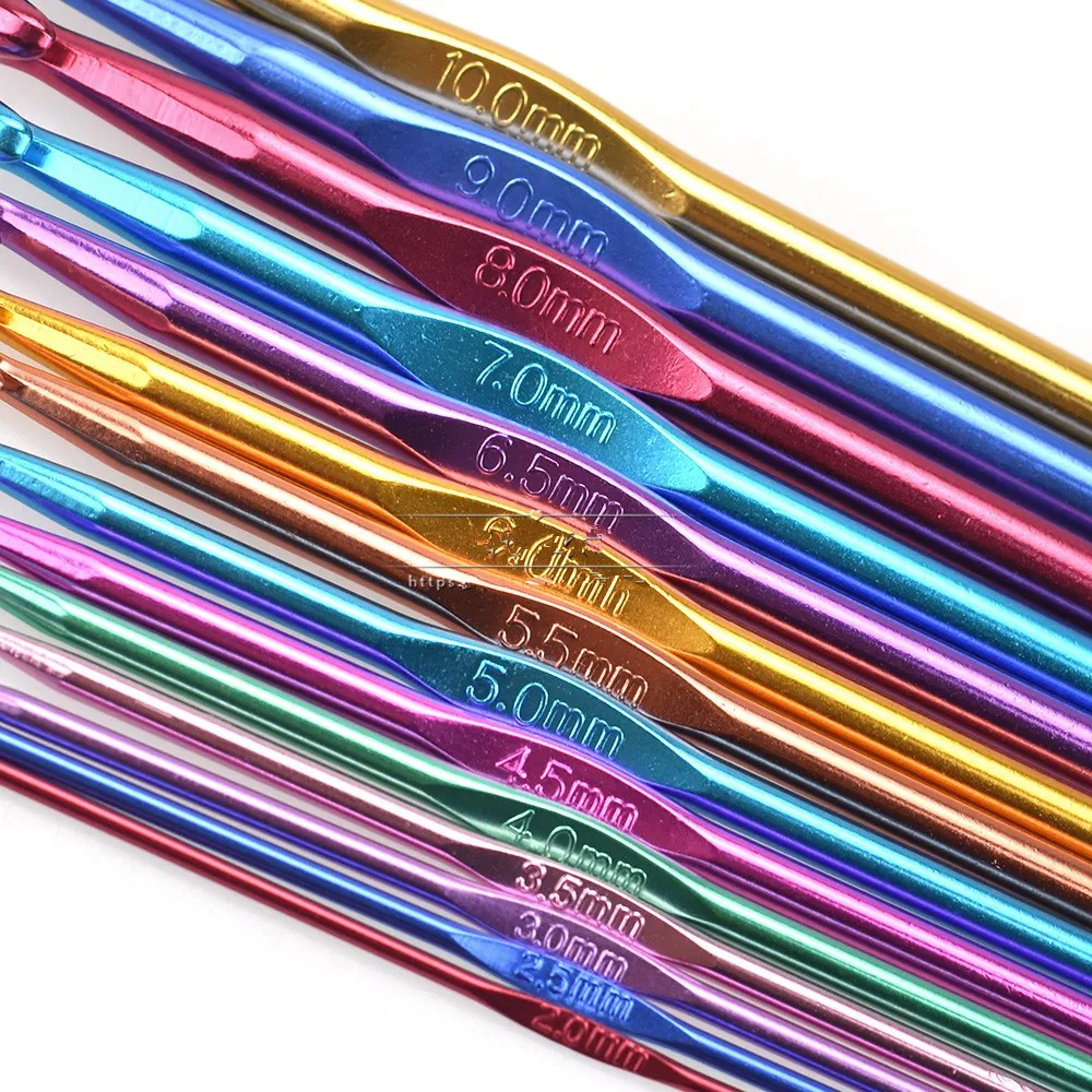 1pc Corchet Needle Knitting Hook Needle Yarn Weaving Tool DIY Hand Craft Sewing  2/2.5/3/3.5/4/4.5/5/5.5/6/6.5/7/8MM