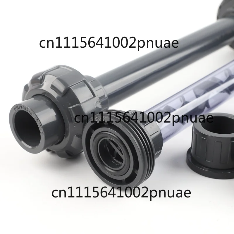 Static Pipe Mixer UPVC Transparent Flange Full Plastic Mixer