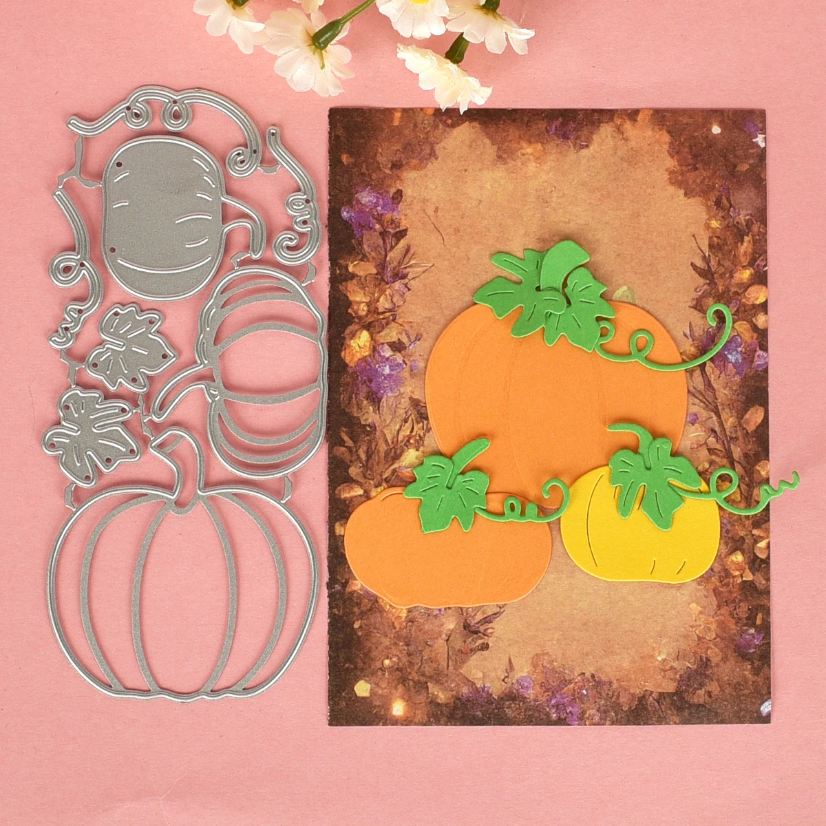 Pumpkin set Metal Cutting Dies diy Scrapbooking Photo Album Decorative Embossing Paper Card Crafts Die