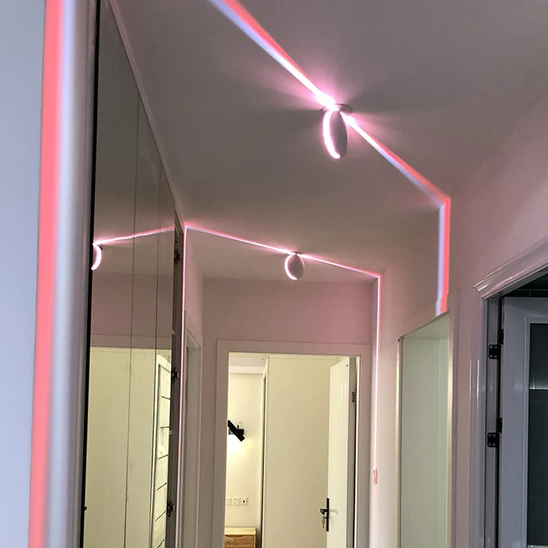 لطيفة Led عتبة النافذة خط اللون مصباح السقف مقهى الإنترنت غرفة سرية 360 °   أضواء كاشفة مزخرفة للممر المضيء
