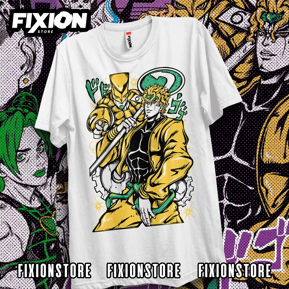

Anime T shirt Jojos – Jojonovedades #2 DIO (blanca) Manga Tee