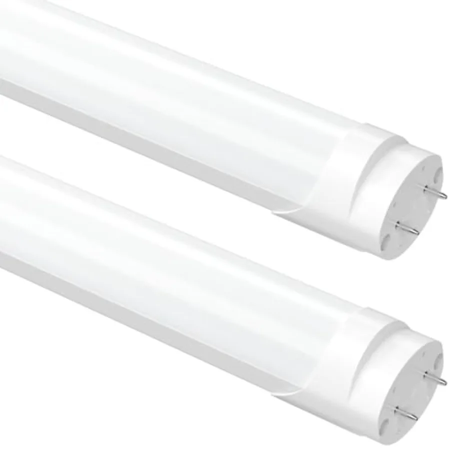 Fluorescent Light Bulbs 48 inch, T8 LED Bulb 4 Feet Type A+B Replacement for F32T8 or F40T Tube, 24W 30LM Daylight, Double or S