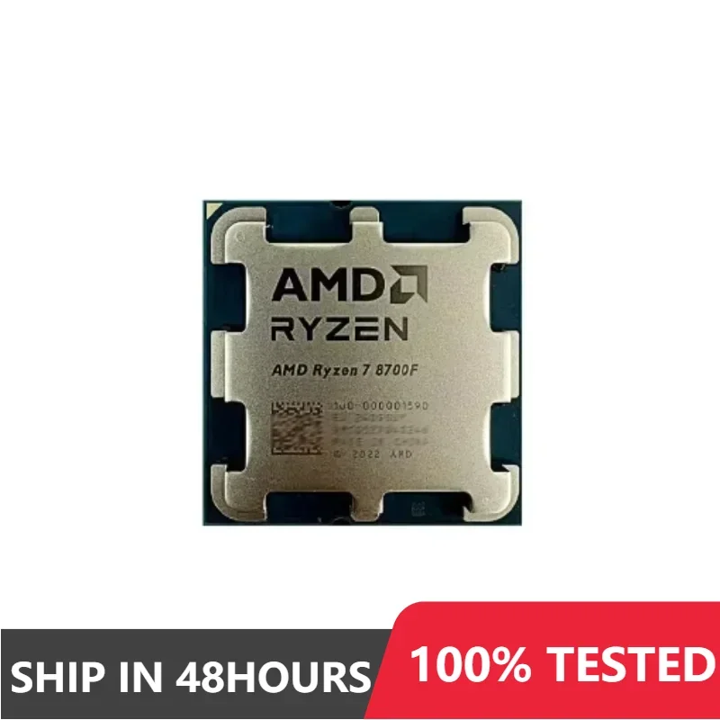 new AMD Ryzen 7 8700F R7 8700F 8 Cores 16 Threads 5GHz Desktop computer processor with AM5 Socket CPU