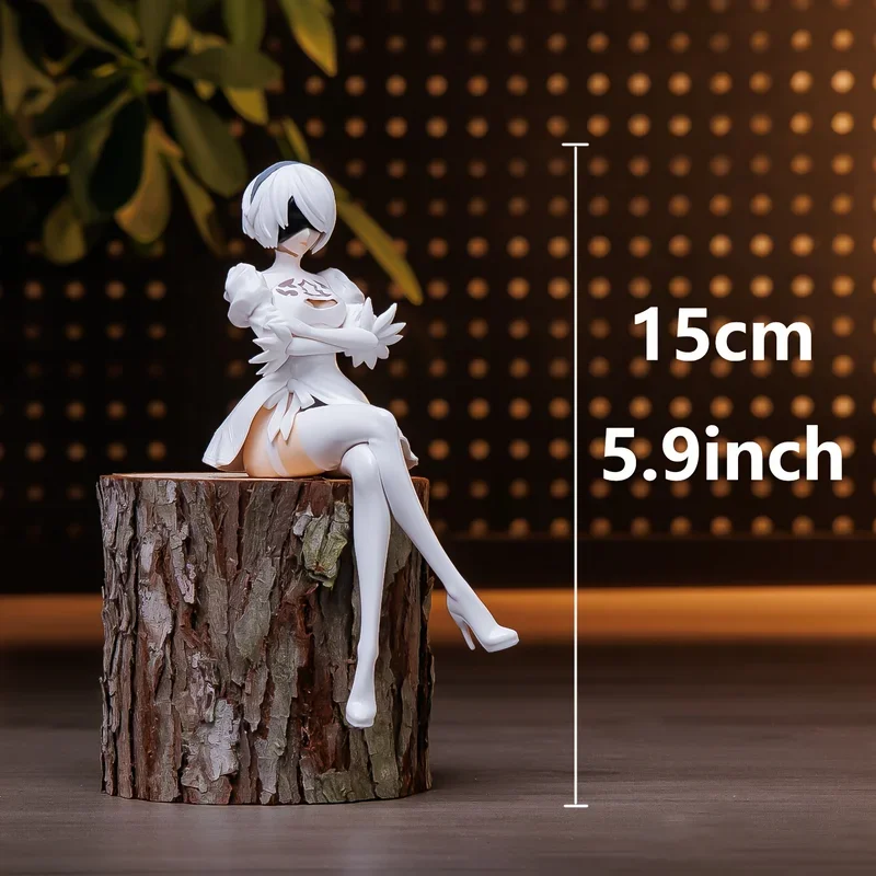 Anime Figures 13cm NieR Automata 2B Action Mechanical Lifeform Anime Figurine Statue Pvc Model Doll Collection Toy Gift Kids view 2