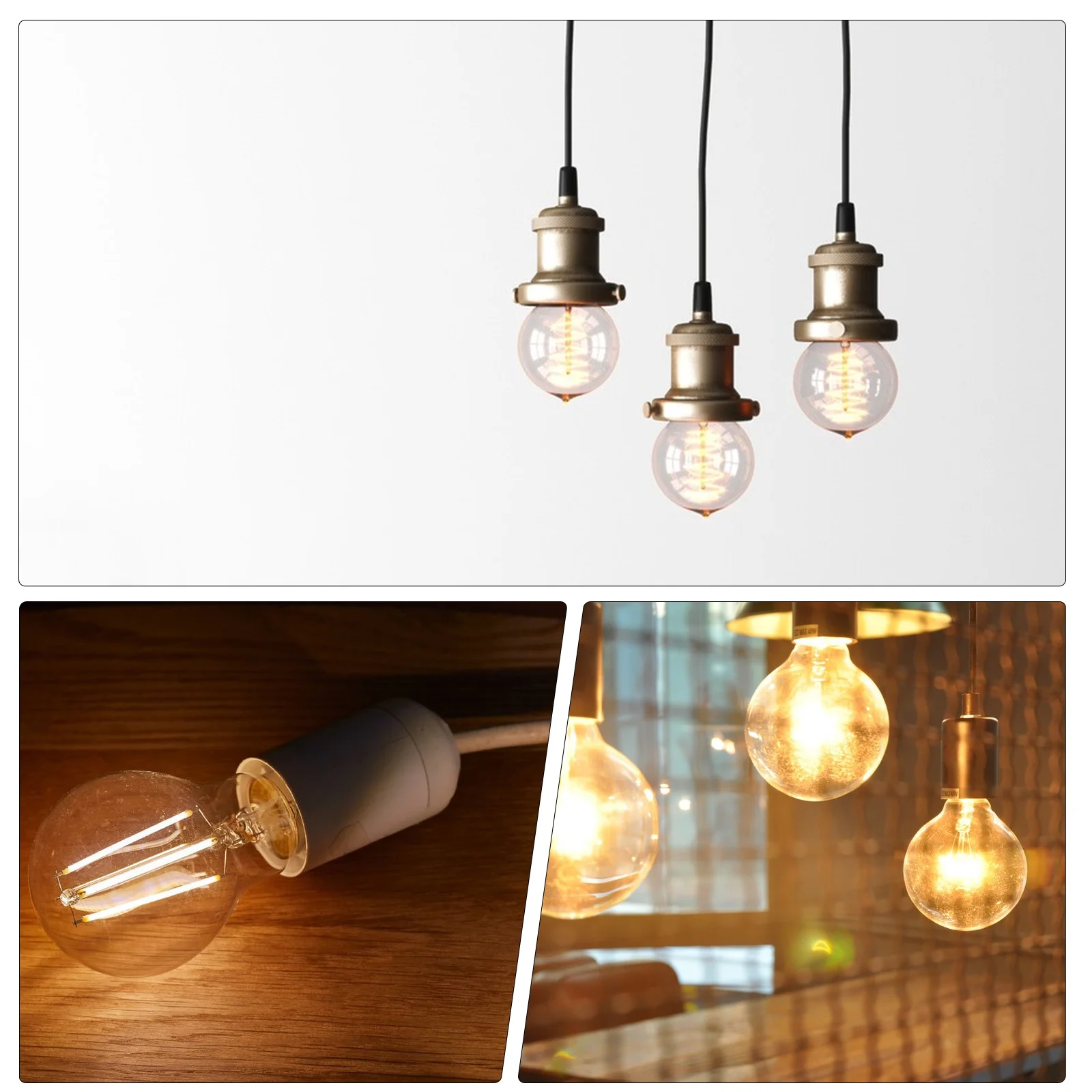 مربع عاكس الضوء الإطار 30 سنتيمتر سلك الحديد غطاء المصباح ل E27 المقبس الثريا Diy بها بنفسك الإضاءة استبدال حلقة حامل #3