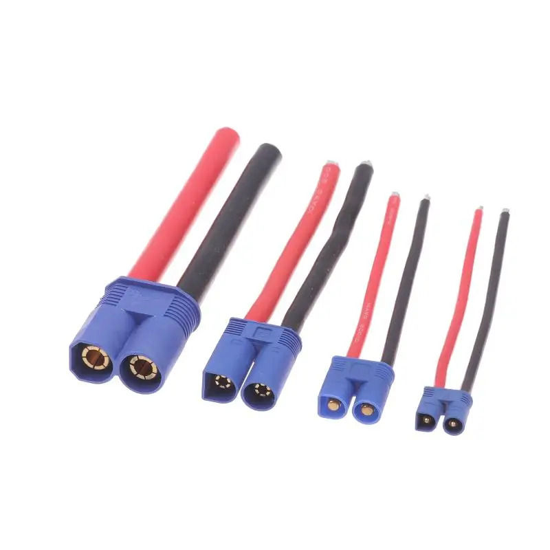 1pc ec2 ec3 ec5 ec8 macho plug conector rcipo adaptador de carregamento da bateria peças diy carro rc brinquedo modelo acessórios crianças fingir jogar