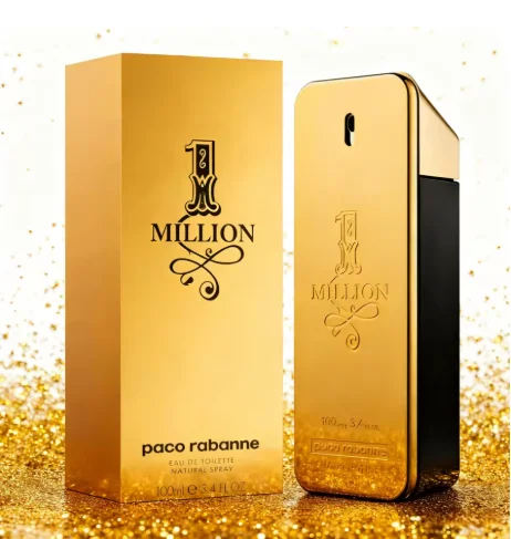 

Paco Rabanne 1 Million Fragrance for Men: 3.4 FL OZ EDT Spray, Long-Lasting Spicy Aroma