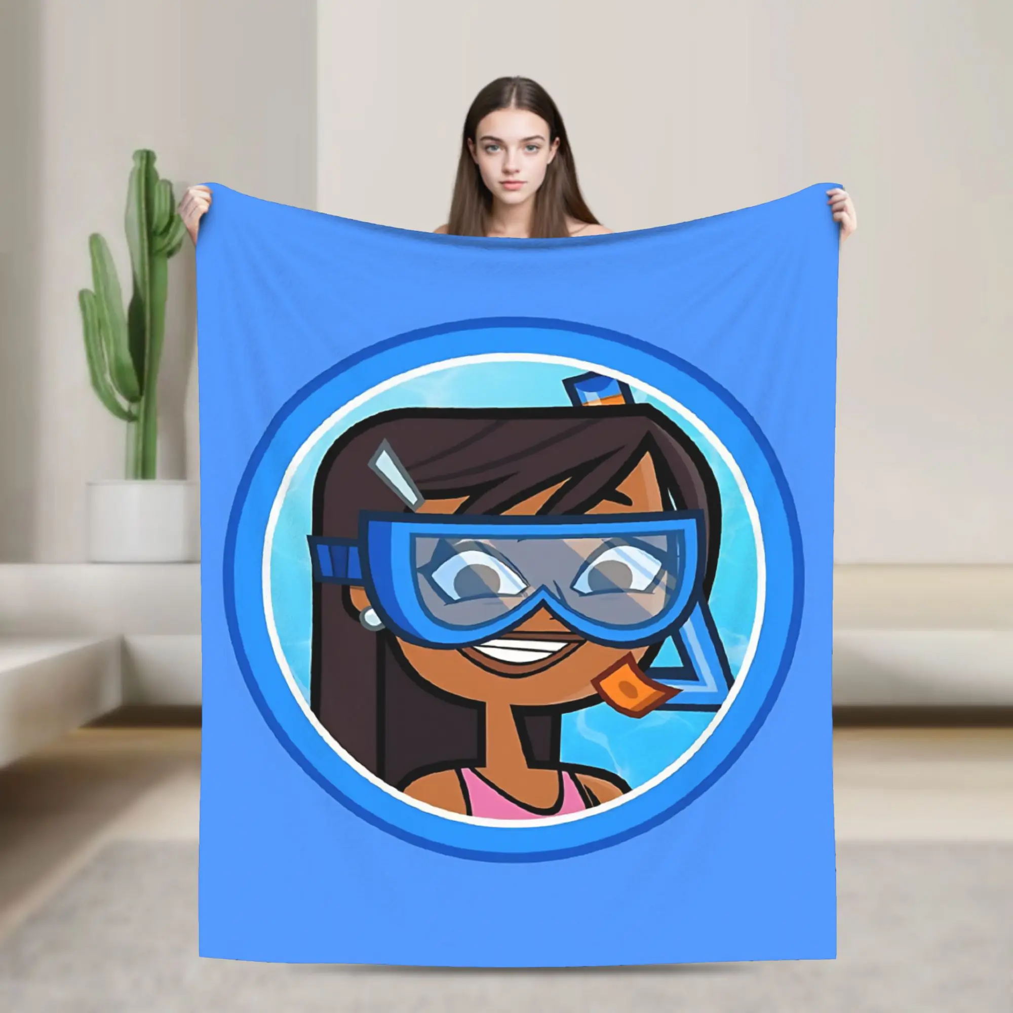Totals Dramas Reboot Snorkeling Priya Blankets Coral Fleece Plush Multi-function Super Soft Throw Blanket for Home Bedroom Quilt