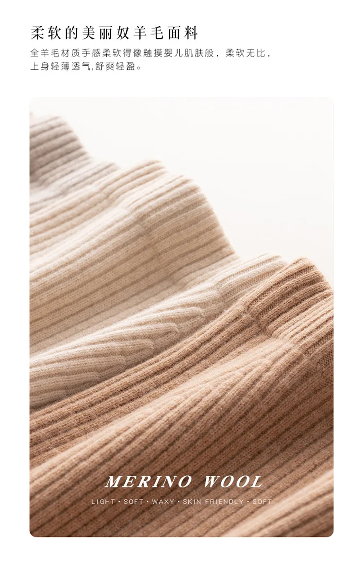 Autumn Winter Cashmere Skirt Women's Mid-length Thick Bag Hip High Waist Long Skirt Knitted Wool New Temperament Simple Elegant