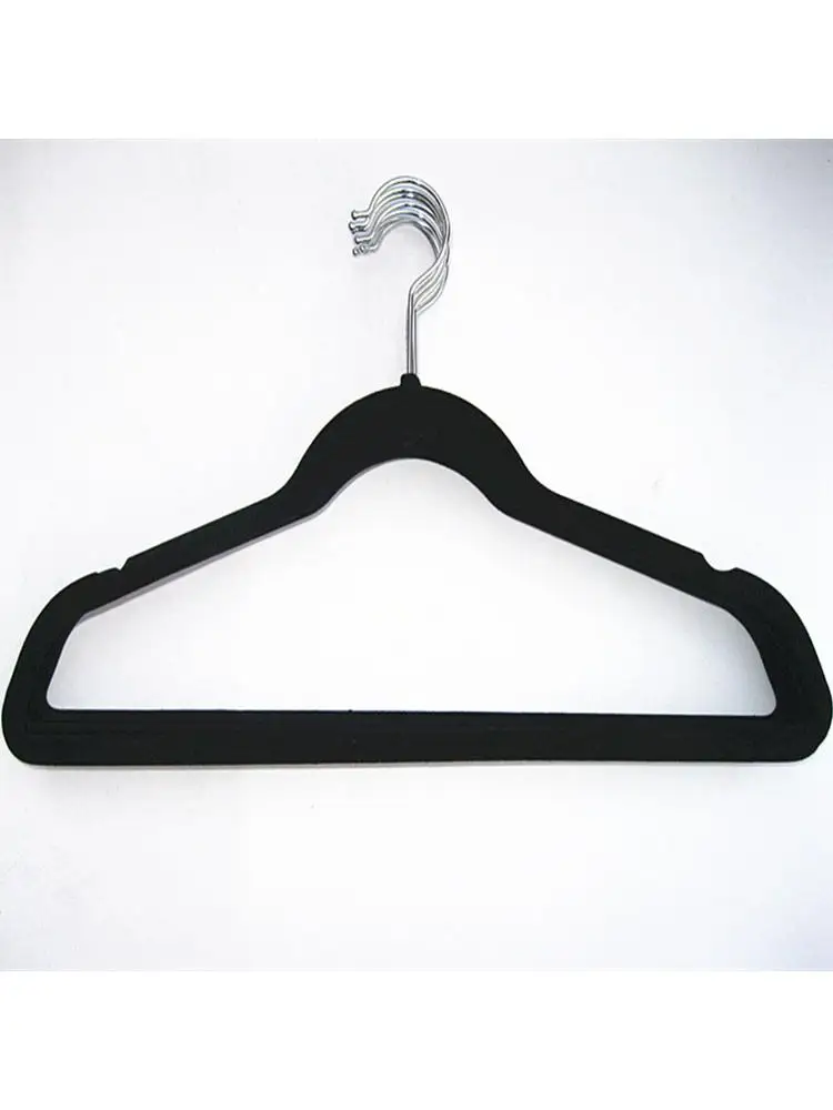 

Thickened Velvet Clothes Hangers for Men's Wardrobe Storage Multiple Quantities Customizable Colors Production of Clothes