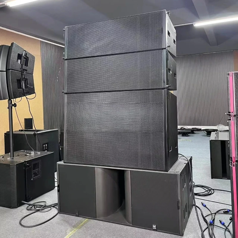 

12-Inch Tri-Route Array Speaker Passive Sound System Active Speaker Amplifier Stage and Karaoke