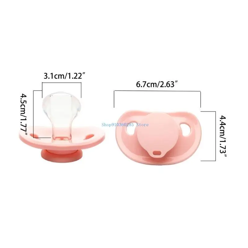 K9FF Erwachsenengröße Schnuller in der Größe von BPA mit großem Schild und latexfrei perfekt für Erwachsene