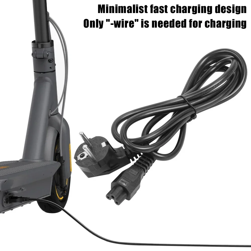 Ladekabel für Ninebot MAX G30 G30D/LP/LE G65 G2 Elektroroller Ladeleitung US UK EU Stecker Batterie Strom Ladekabel – Detail 20