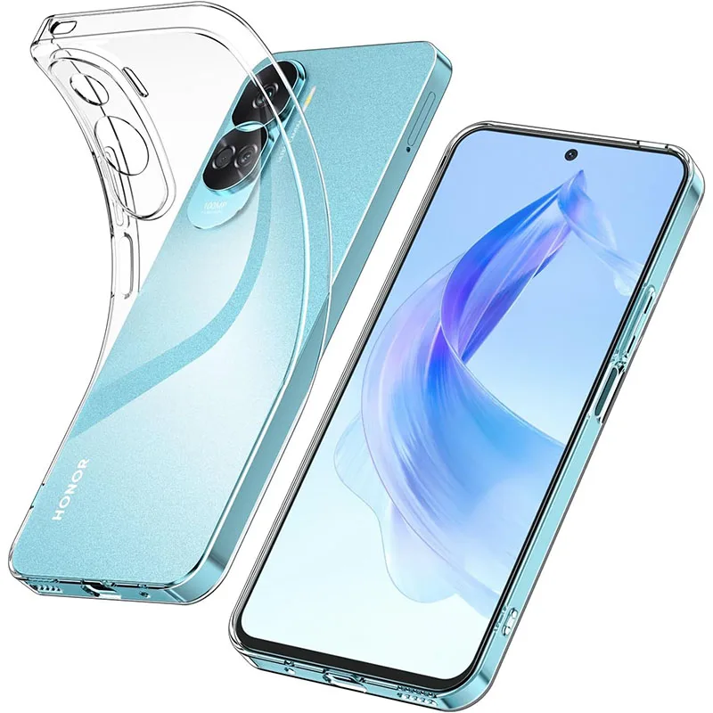 Crystal Silicone Clear Soft Ultra-Thin Case For Huawei Honor 90 70 50 Lite Pro X9B X9A X8 X8A X7A X6 4G 5G TPU Back Cover Coque