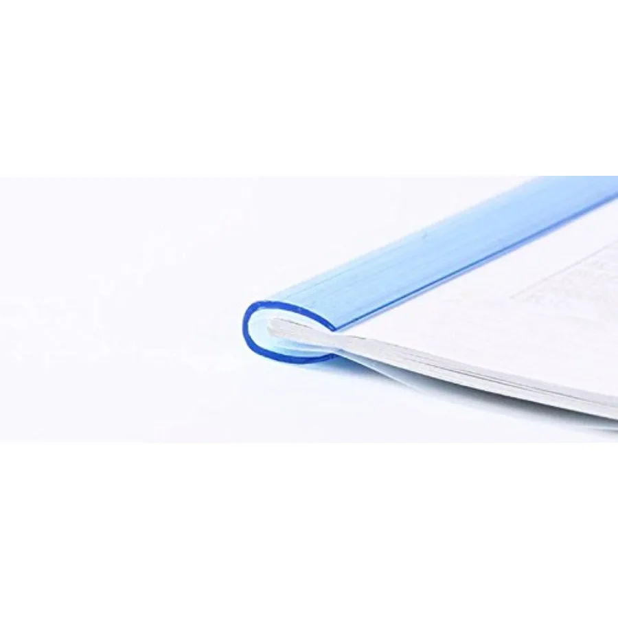 File Folder Clear Sliding Bar Report Covers with UType Sliding Bar 40 Sheet Capacity Office School Supplies Transparent Resume