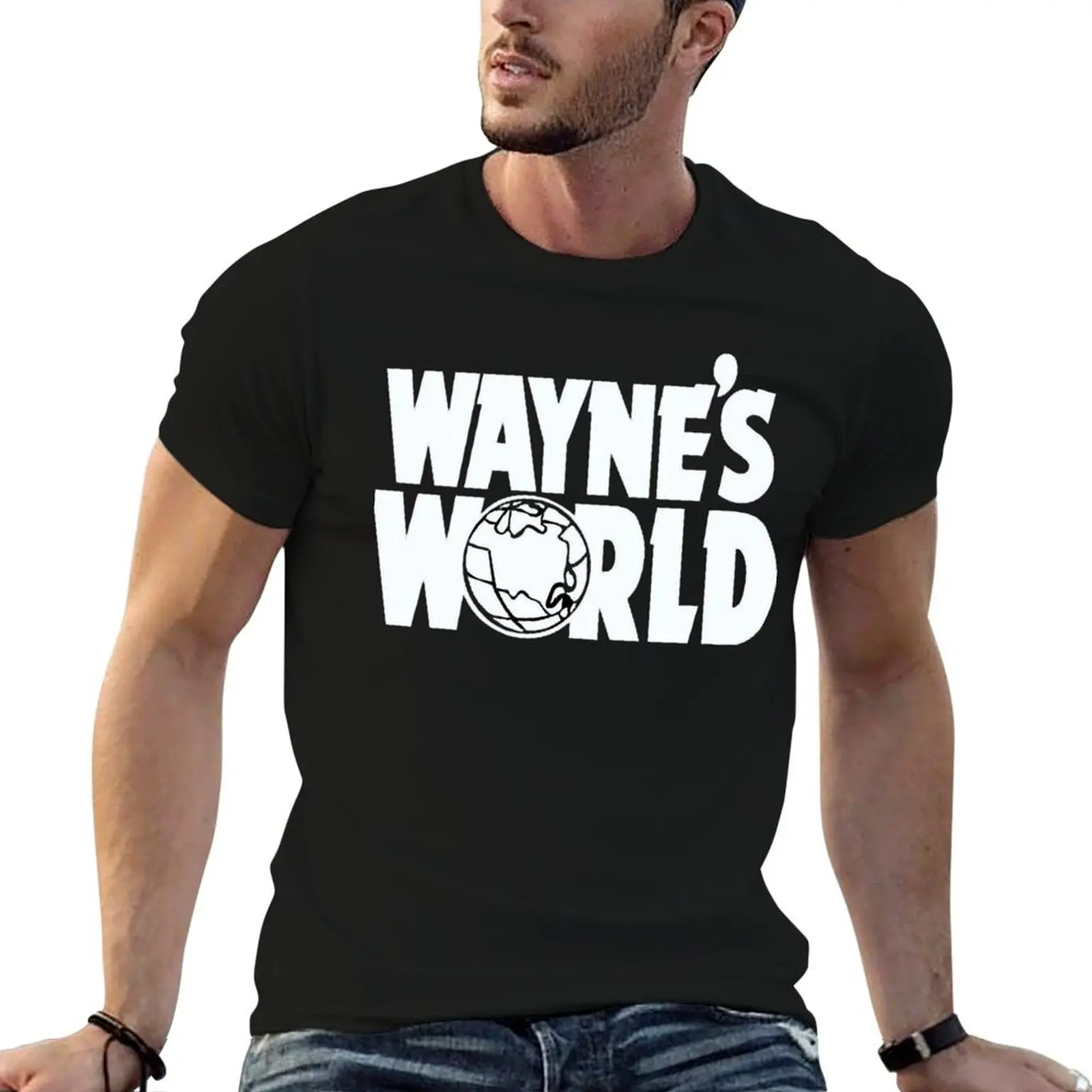 

shirt for t Classic percent cotton Logo designer man Waynes shirt man 100 World t T-Shirt