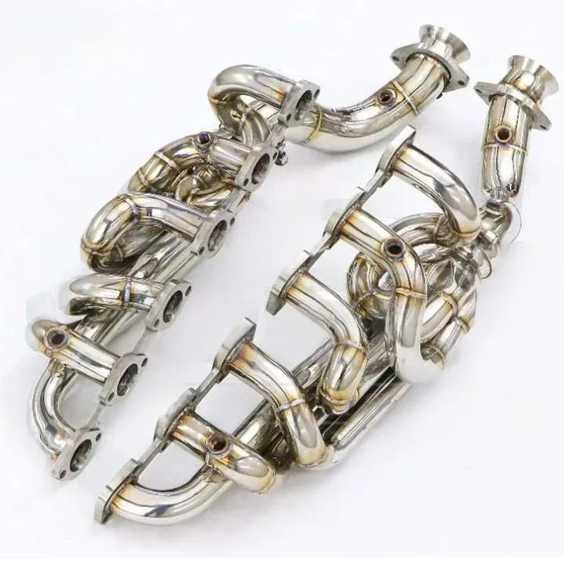 High quality Exhaust manifold For Ferrari 599 Basho 304 quality Stainless Steel Exhaust Pipe  car Exhaust Modification