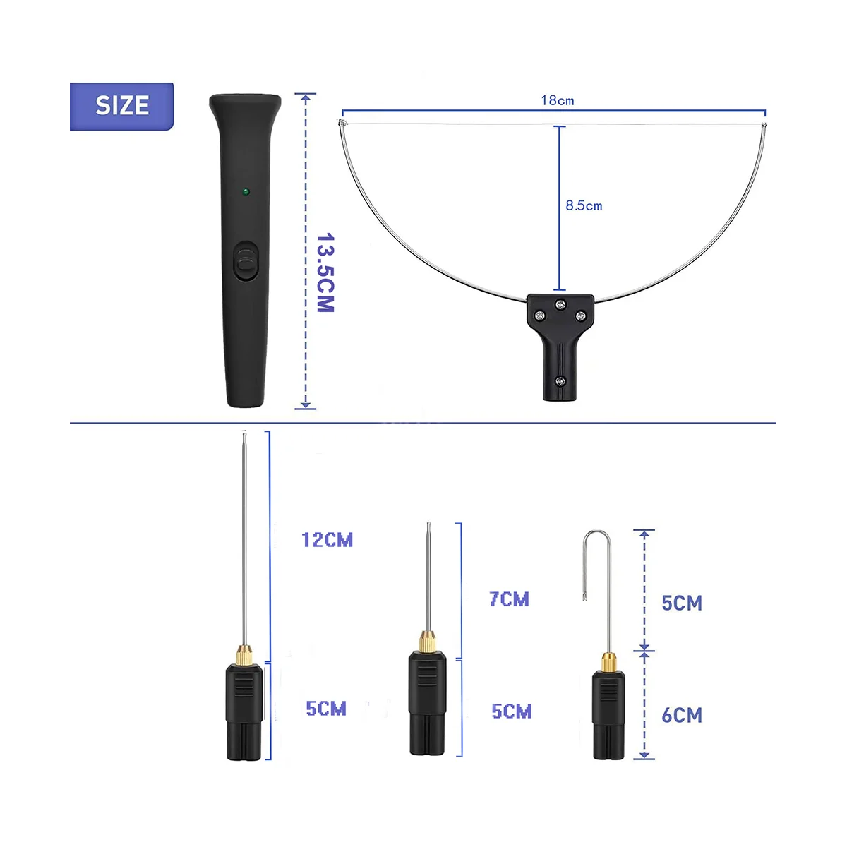 Electric Foam Cutter Kit Foam Cutting Pen 0-300℃ Adjustable Temperature Hot Wire Cutter Cutting Tool-US Plug