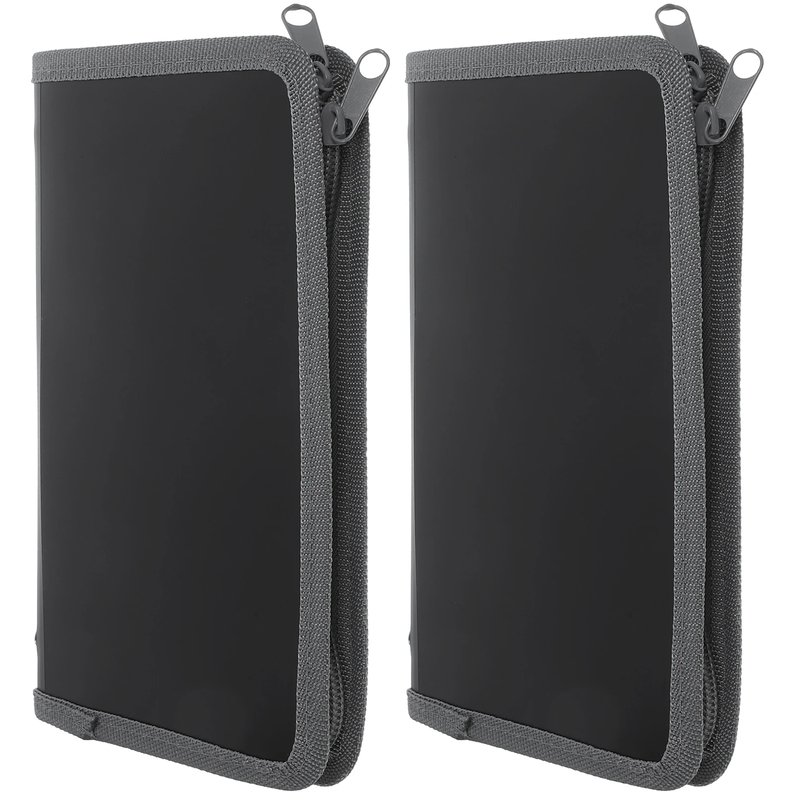 

2pcs Expandable Wind Plastic Document Organizer For Receipts Cards Office Home Travel Anti-Wear Multi-Layer Storage Bag