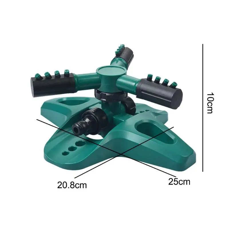 Modernizacja automatycznego zraszacz do trawnika obracającego się systemu nawadnianie trawnika o 360 stopni 2 tryb zraszacz wody 4 dysz narzędzia