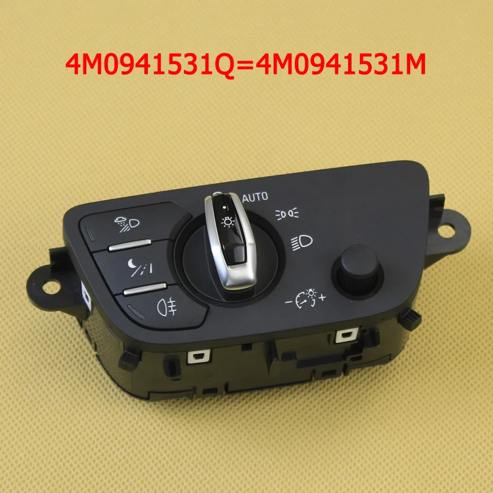 4M0941531 Headlight Headlamp Auto Control Head Light Multiple Switch Knob Head Up For AUDI A4 B9 8W Q7 4M Q5 16-24