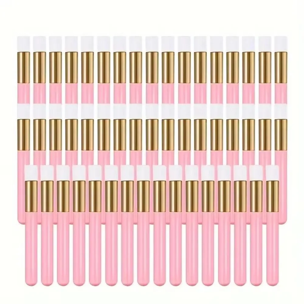 Soft Bristles Eyelash Cleaning Brush Dual-Ended Peel Off Design Eyelash Extension Brush Compact Size Ergonomic Handle