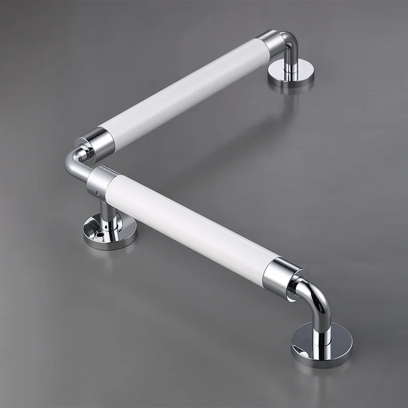 Practical New Fashion Wall-mounted Eco-friendly Solid Wood Bathroom Grab Bars Nylon Surface Finish Elderly Disability Friendly