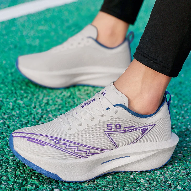 Unisex Sports Shoes Carbon Plate Walking Running Sneakers Shock-Absorbing Marathon Racing Athletics Training for Men's&Women