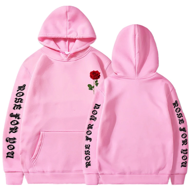 Roos Voor U Mannen En Vrouwen Harajuku Casual Sportkleding Lente En Herfst Mode Trend Lange Mouwen Street Kleding Hoodies