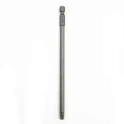 Punta de destornillador Torx magnética, vástago hexagonal de 6,35mm de largo de 150mm, T8,T10,T15,T20,T25,T27,T30,T40 para herramienta rotativa, 1 ud.