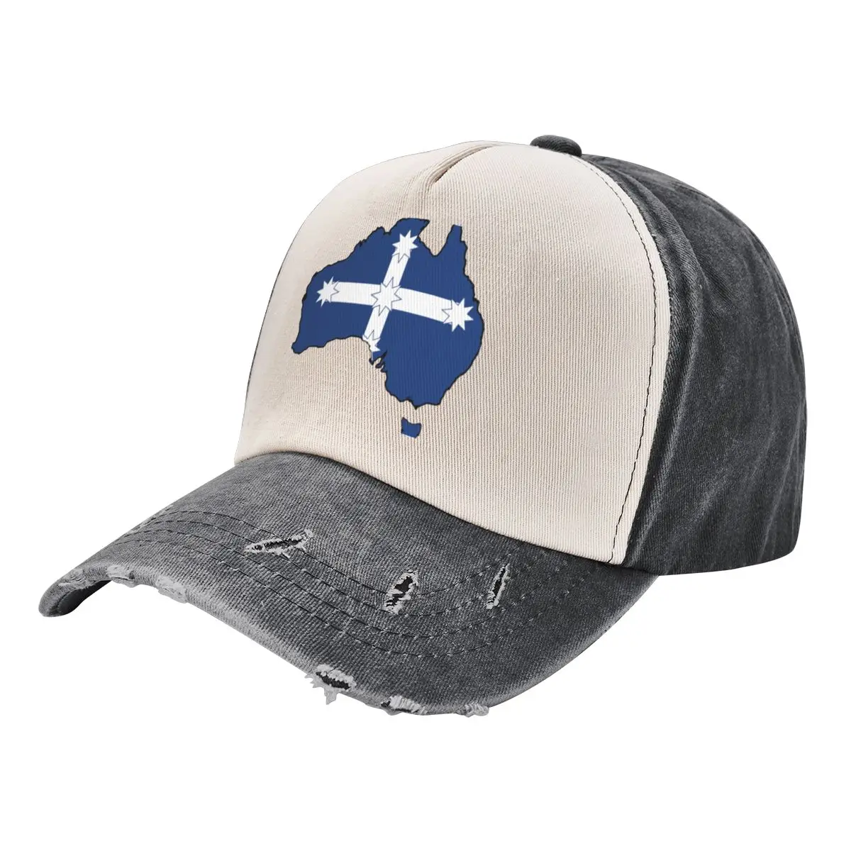 

Eureka Stockade Australia Map Baseball Cap Thermal Visor For Man Women's