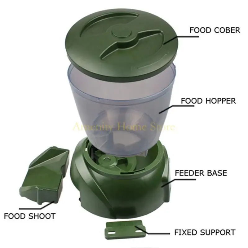 F26C Aquarium Auto Auto Feeder Officer Foiser Dofenser for Flake