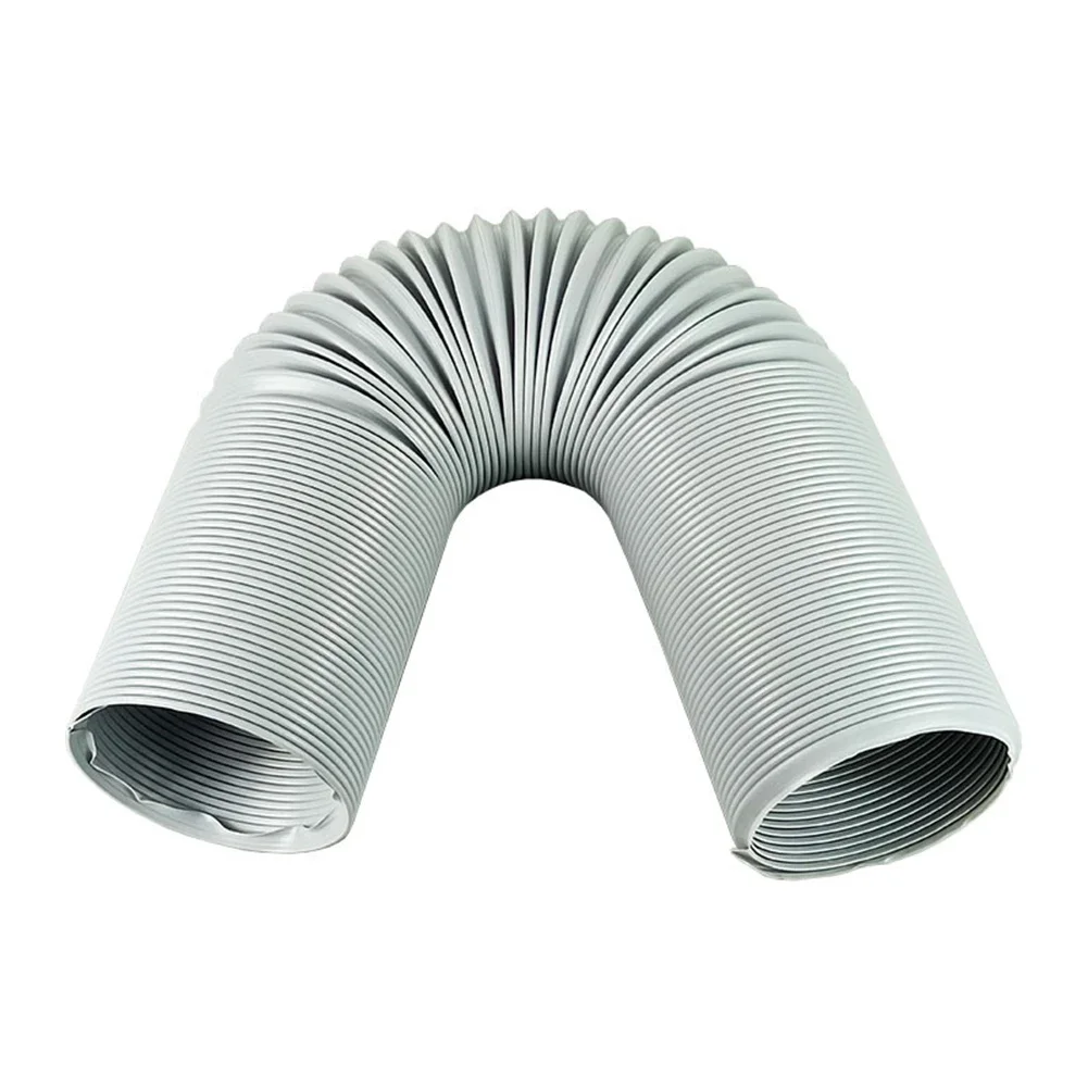 Portable Air Conditioner Ventilation Duct 360 Degrees Bend Plastic Construction Sturdy Material 0.7 To 1.7 Meters