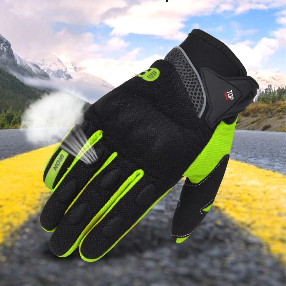 HEROBIKER Motorcycle Gloves Full Finger Motorbike Equipment ATV Rider Sports Protect Glove Breathable Motorbike Motocross Gloves