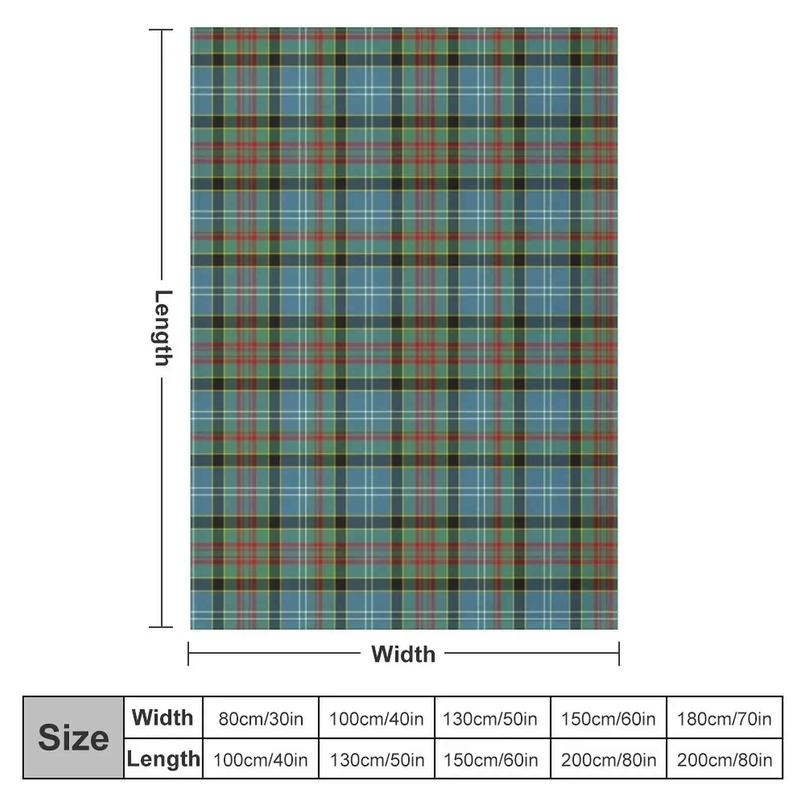 Clan Caldwell Tartan Throw Blanket Bed Fashionable Winter beds Blankets