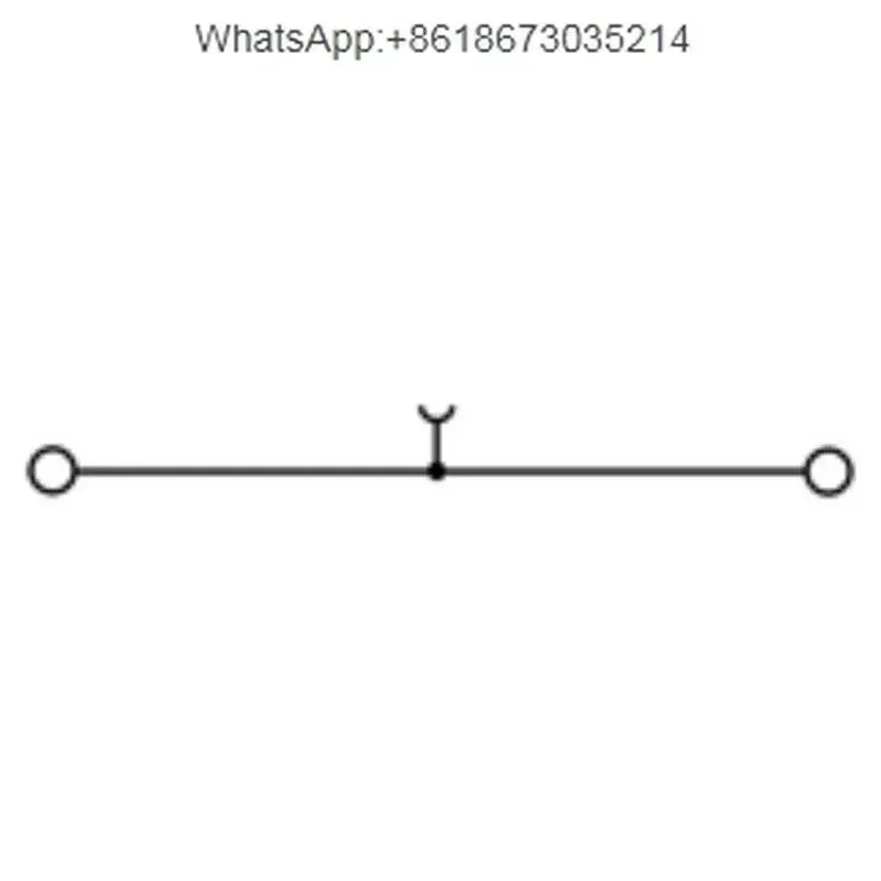 50 Pcs   WDU 16 1020400000 Feed-through Terminal Block