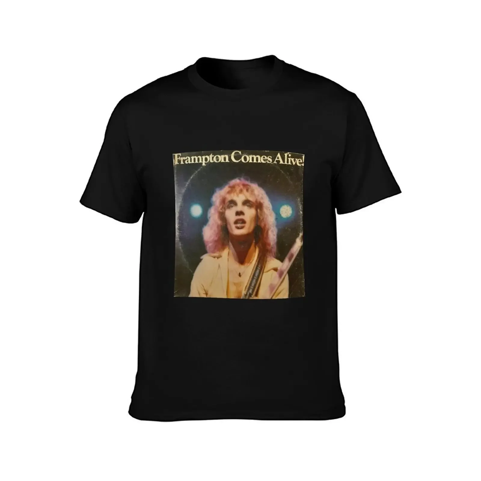 Frampton Comes Alive - Album Cover Photograph T-Shirt graphics plus sizes blanks mens big and tall t shirts