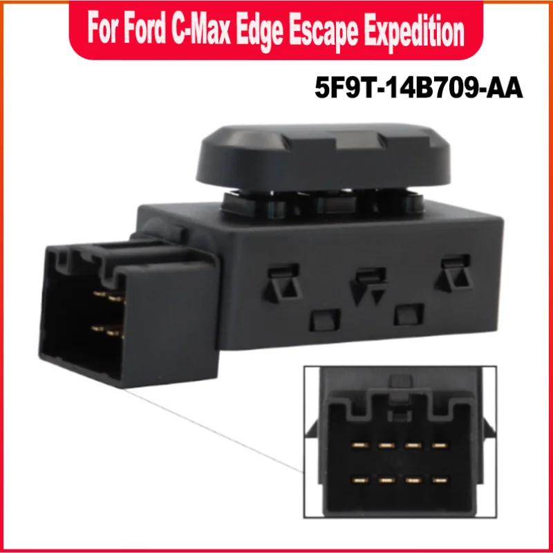 

5F9T-14B709-AA Power Seat Adjustment Switch For Ford C-Max Edge Escape Expedition Milan Zephyr F250 F450 Mountaineer Replacement
