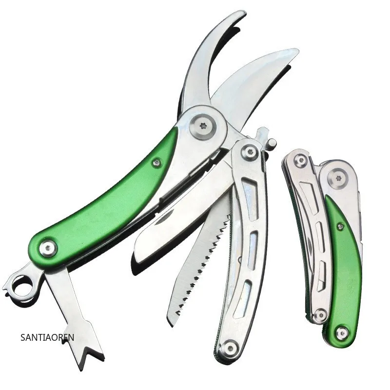 

2025New 5 in 1 Multitools Folding Scissors Stainless Steel Pruning Shears Garden Shears