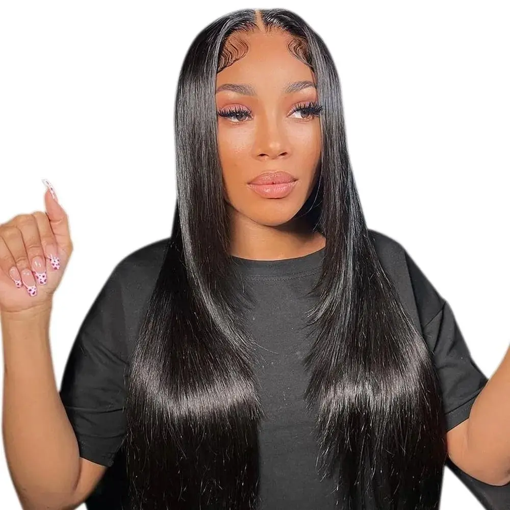 13X4 Lace Front Wig Human Hair Ready Human Hair Lace Frontal Wig Bone Straight Human Hair Wigs Straight 13X6 HD Lace Wig