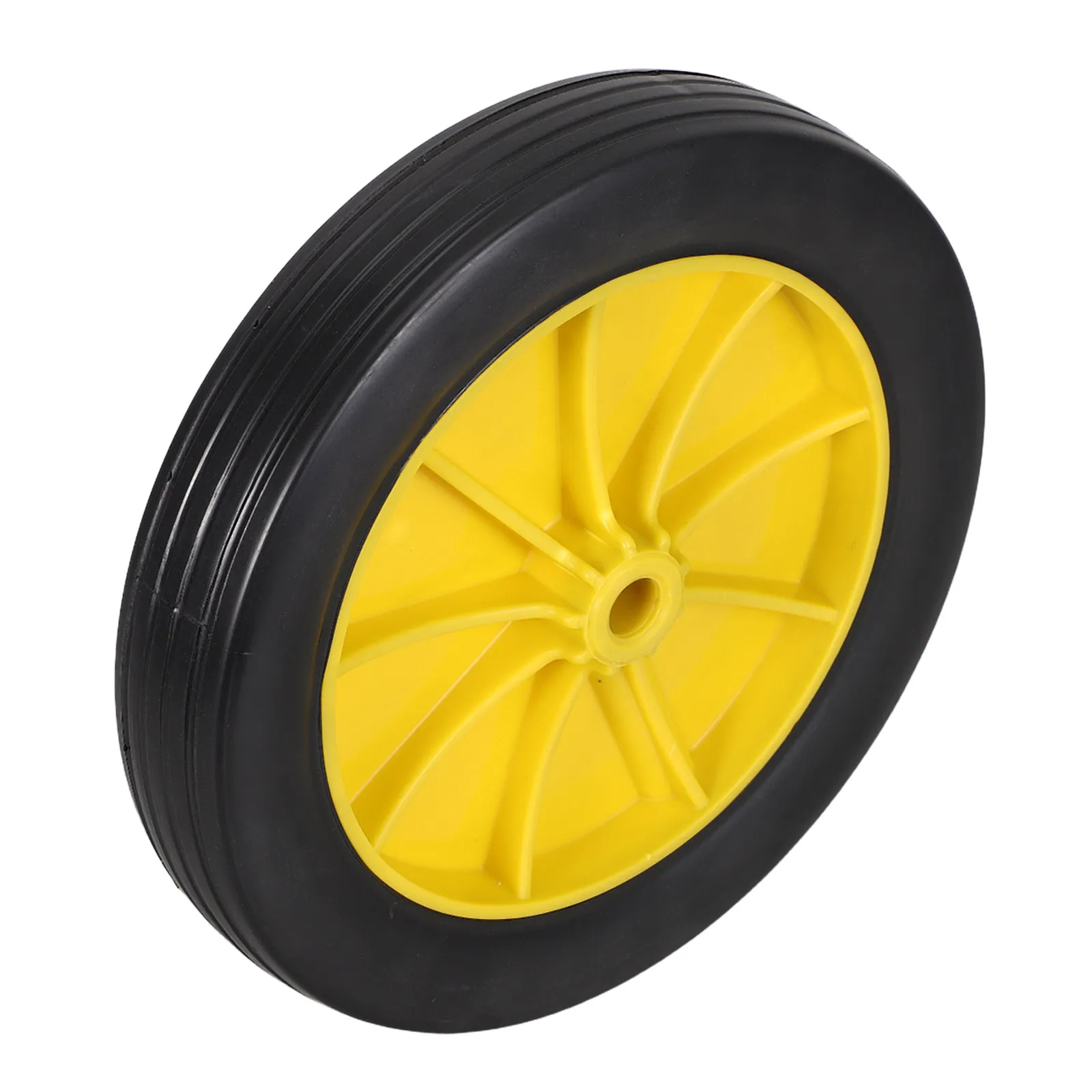 Utility Cart Cleaning Caster Wheel 20Cm Heavy Duty Rubber Swivel Replacement Smooth Rolling Industrial Janitorial Mop Bucket view 3