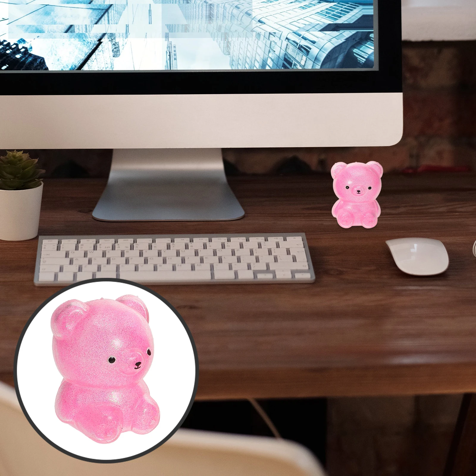 Lyreh 6pcs Ours Squishy Jouet, Mignons Balle Anti Stress Ours Jouets Sensoriels Colorés Et Doux Jouet à Presser Décompression Animal Pour Enfants Et Adultes Cadeaux Apaisants Pour Fêtes