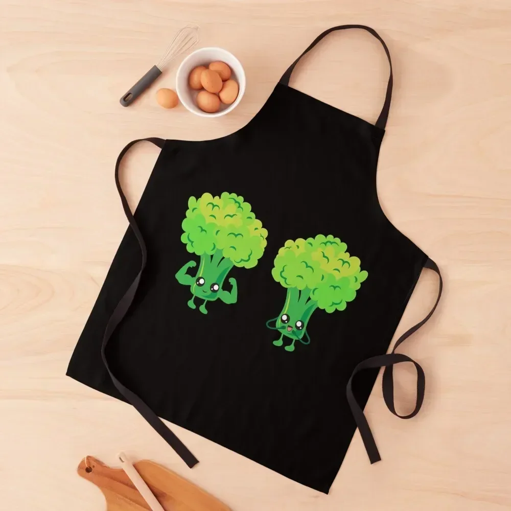 

Fitness Broccoli Apron Beauty women's work Trim Cloth Home Utensils Apron