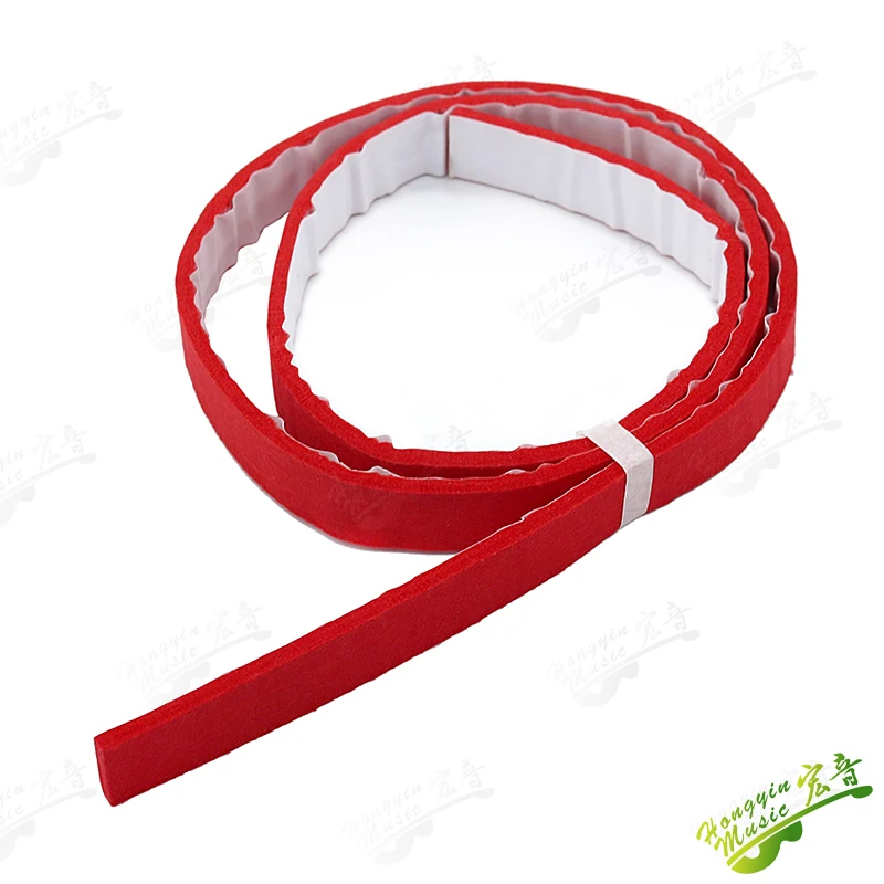 Piano Accessories Tuning Tool 090 Pedal Cloth Red Stop Cloth with Back Adhesive Accessories