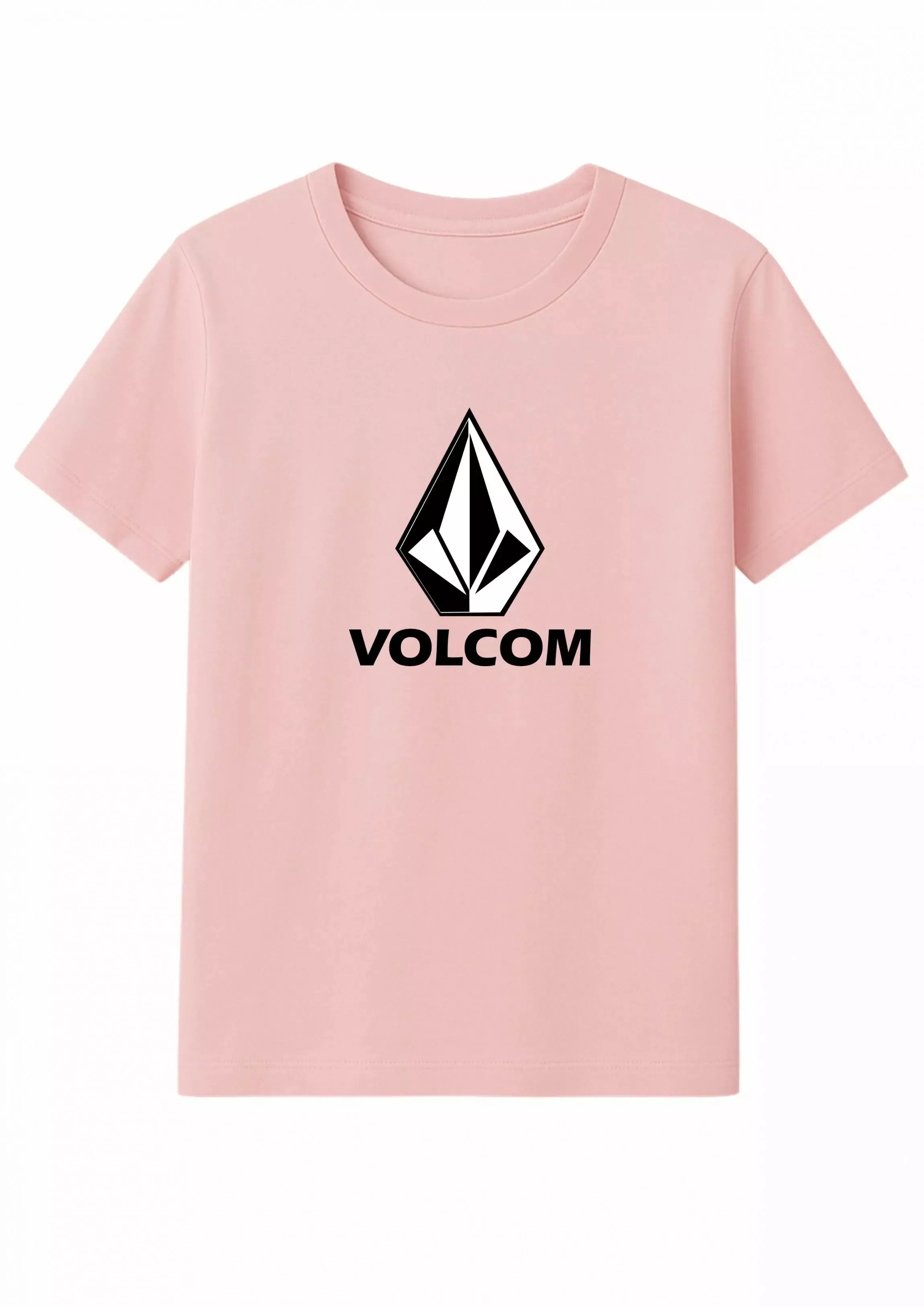 Volcom الجرافيك القطن تي شيرت للجنسين الرجال النساء الصيف ملابس بأكمام قصيرة العلامة التجارية المحملة الفاخرة عادية خمر ريترو القمم
